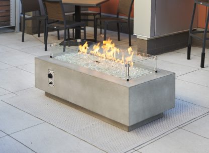 Cove 54" - "Natural Grey" Linear Gas Fire Pit Table