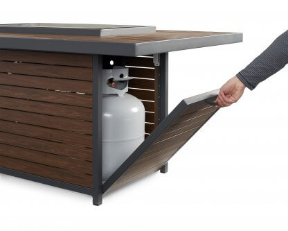 Kenwood Rectangular Chat Height- Gas Fire Pit Table - Image 4