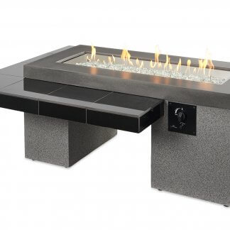 Uptown Black - Gas Fire Pit Table
