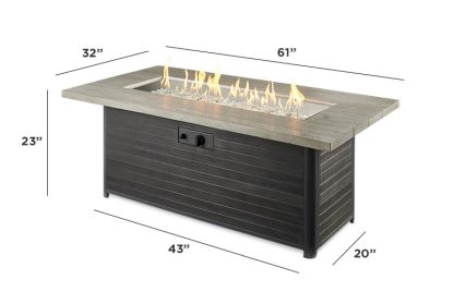 Cedar Ridge - Linear- Fire Pit Table - Image 5