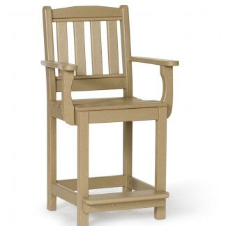 English Garden Dining Chair w/ Arms Rustic Colors