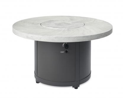 White Onyx Beacon Supercast Chat Height - Gas Fire Pit Table - Image 2