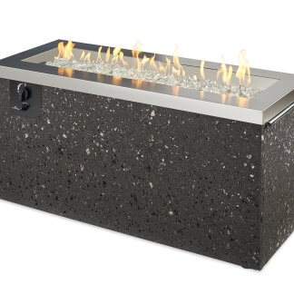 Stainless Steel Key Largo - Gas Fire Pit Table