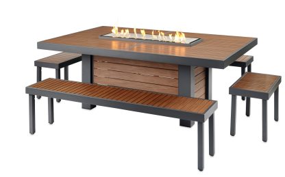 Kenwood Linear Dining Height - Gas Fire Pit Table - Image 3