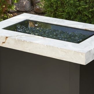 Grey Glass Burner Cover 1242