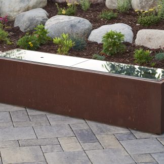 Grey Glass Burner Cover 1264