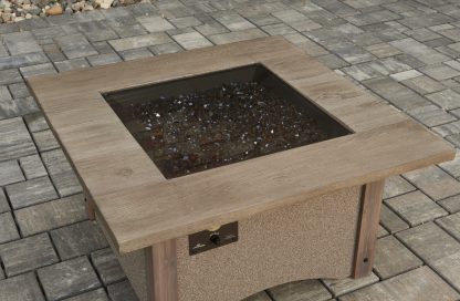 24" Square Grey Glass Burner Cover - 2424GGC