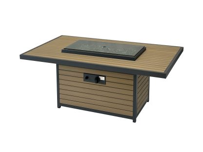 Brooks - Rectangular "Light Tan" - Gas Fire Pit - Image 2