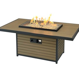 Brooks - Rectangular "Light Tan" - Gas Fire Pit