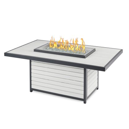 Brooks - Rectangular "White" - Gas Fire Pit - Image 4