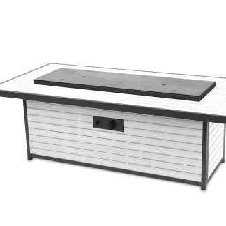 Brooks - Linear "White"- Gas Fire Pit