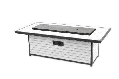 Brooks - Linear "White"- Gas Fire Pit