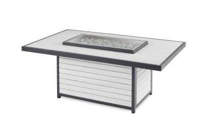 Brooks - Rectangular "White" - Gas Fire Pit - Image 2