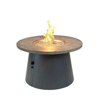 Cirvalo - "Smokey Oak" - Gas Fire Pit