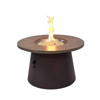 42" Cirvalo - "Fossil Brown" - Gas Fire Pit