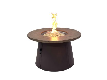 Cirvalo 42" Round - "Fossil Brown" - Gas Fire Pit