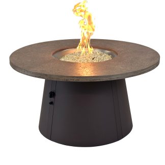 Cirvalo 48" Round - "Fossil Brown" - Gas Fire Pit
