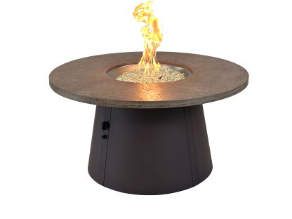 Cirvalo 48" Round - "Fossil Brown" - Gas Fire Pit
