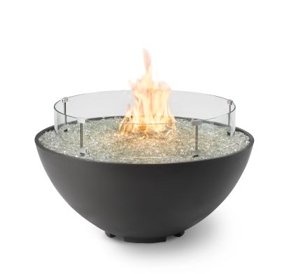 Cove Edge 42" - "Midnight Mist" - Gas Fire Pit Bowl