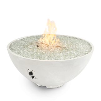 Cove Edge 42" - "White" - Gas Fire Pit Bowl