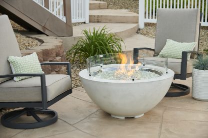 Cove 42" - "White" - Gas Fire Pit Bowl