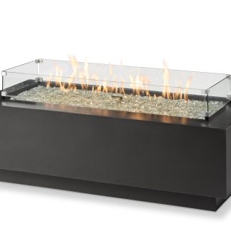 Cove 54" - "Midnight Mist" - Linear Gas Fire Pit Table