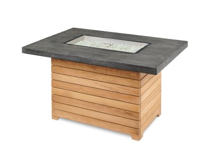 Darien Rectangular - "Stone Grey" - Gas Fire Pit Table - Image 2