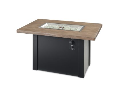 Havenwood with Driftwood Everblend top & Luverne Black base- Fire Pit Table - Image 3