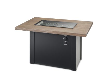Havenwood with Driftwood Everblend top & Luverne Black base- Fire Pit Table - Image 2