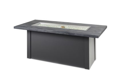 Havenwood with Carbon Grey Everblend top & Luverne Black base - Fire Pit Table - Image 3
