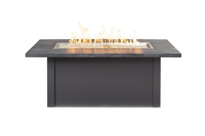 Havenwood with Carbon Grey Everblend top & Luverne Black base - Fire Pit Table - Image 4