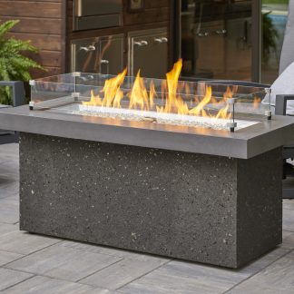 Grey Key Largo - Gas Fire Pit Table