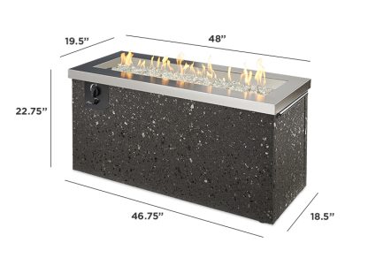Stainless Steel Key Largo - Gas Fire Pit Table - Image 2