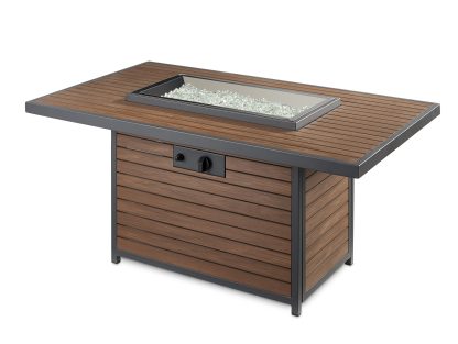 Kenwood Rectangular Chat Height - Gas Fire Pit Table - Image 5