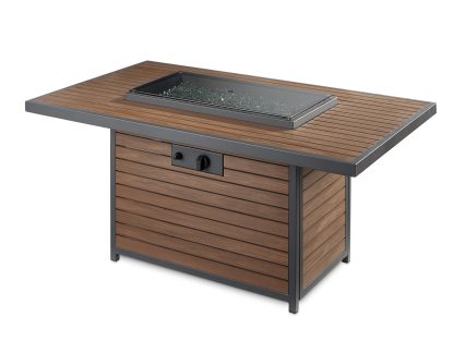 Kenwood Rectangular Chat Height - Gas Fire Pit Table - Image 2