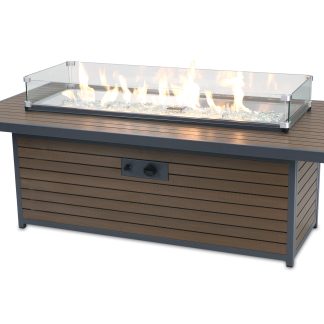 Kenwood Linear Chat Height - Gas Fire Pit Table