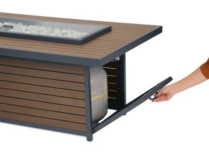 Kenwood Linear Chat Height - Gas Fire Pit Table - Image 3