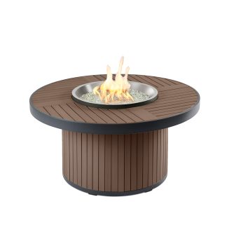 Kenwood Round Chat Height - Gas Fire Pit Table