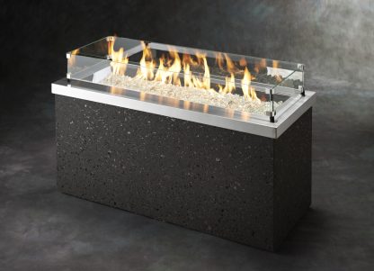 Stainless Steel Key Largo - Gas Fire Pit Table