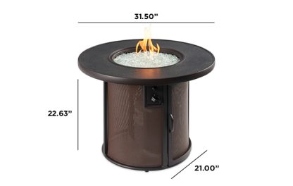 Brown Stonefire - Gas Fire Pit Table - Image 2