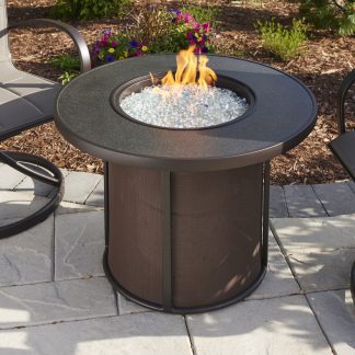 Brown Stonefire - Gas Fire Pit Table