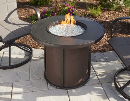 Brown Stonefire - Gas Fire Pit Table