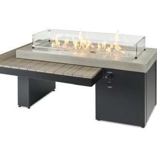 Uptown Coastal Grey - Gas Fire Pit Table